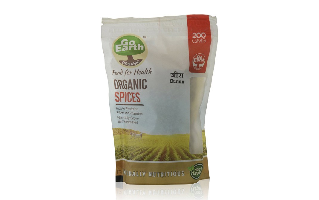 Go Earth Organic Cumin    Pack  200 grams